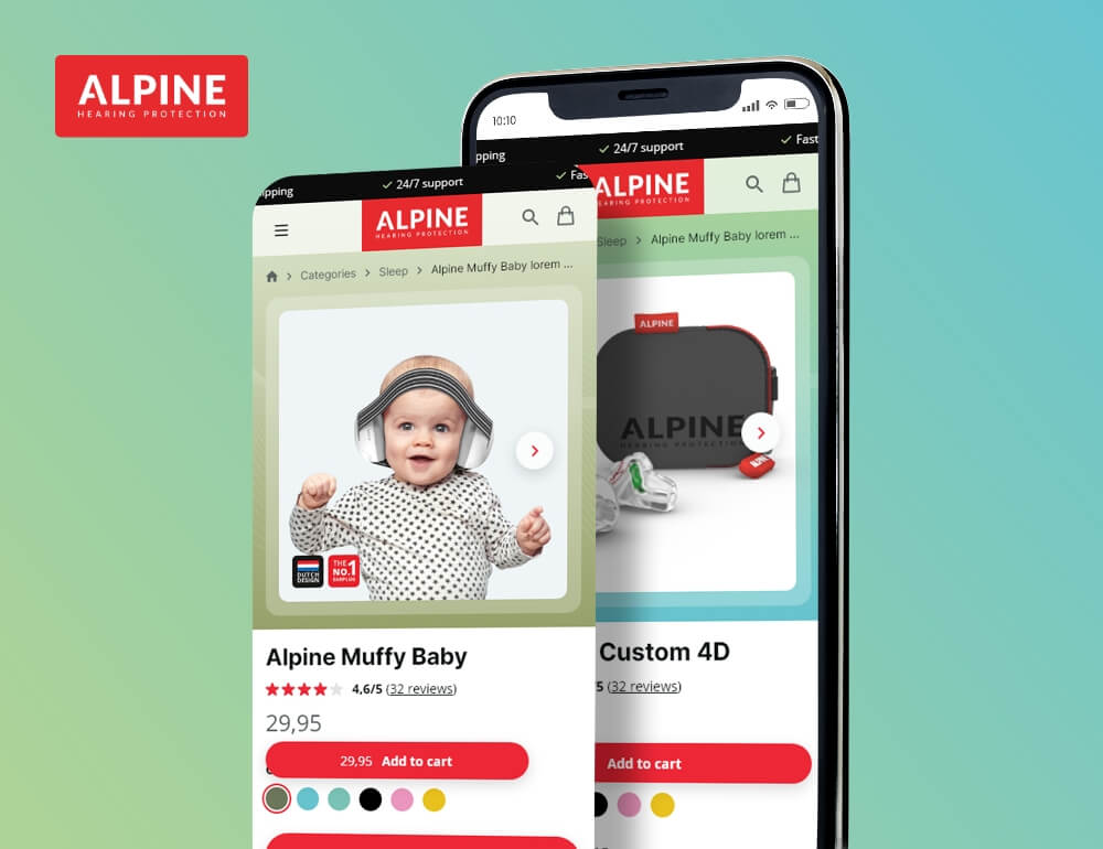 Webshop voor Alpine