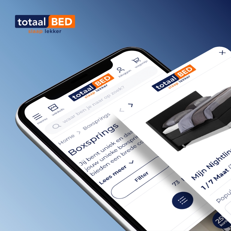 Webshop implementatie voor Totaalbed